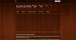 Desktop Screenshot of falconshopfitters.co.za